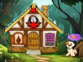 Spel Bosbungalow ontsnap aanlyn