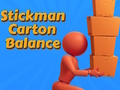 Spel Stickman spotprentbalans aanlyn