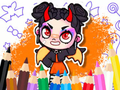 Spel Kleurboek: Avatar World Cute Devil  aanlyn