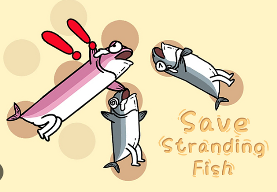 Spel Red Stranding Fish  aanlyn