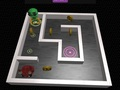 Spel 3D-doolhof en robot  aanlyn