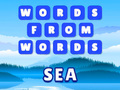 Spel Woorde uit woorde: See  aanlyn