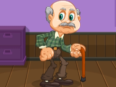 Spel Vind die Oupa-kunsmatige tande  aanlyn