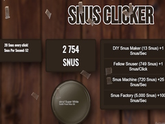 Spel Snus Clicker aanlyn