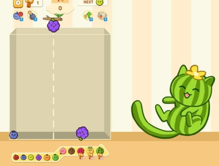 Spel Vrugte saamsmelt sappige drop spel aanlyn