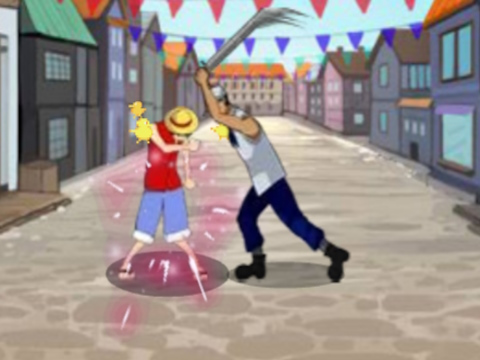 Spel Eenstuk Pirate Battle  aanlyn