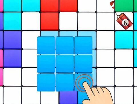 Spel Blokraaiselmeester  aanlyn