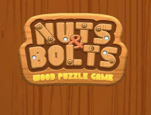 Spel Nuts & Bolts Wood legkaart spel  aanlyn