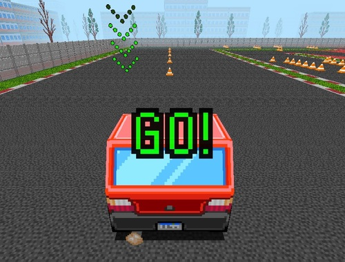 Spel Motorbestuurstoets  aanlyn