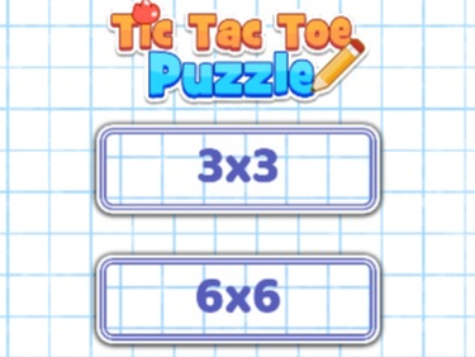 Spel Tic Tac Toe legkaart  aanlyn