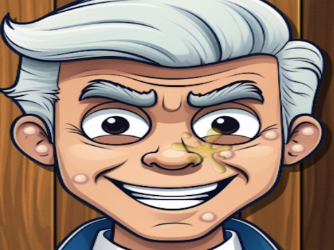 Spel Spotprent Pimple Pop  aanlyn
