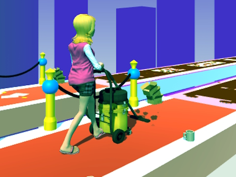 Spel Skoonmaker Race  aanlyn