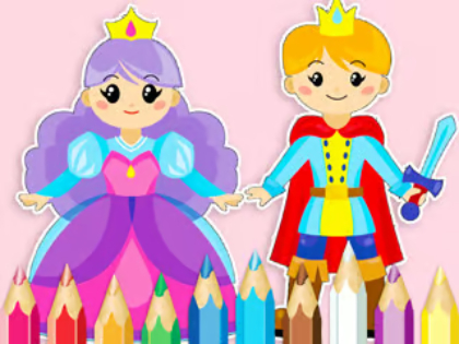 Spel Inkleurboek: Sweet Royal Date  aanlyn