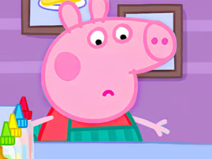 Spel Jigsaw Puzzle: Peppa Pig Fancy Pannekoek  aanlyn