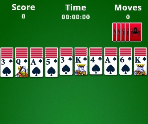 Spel Spinnekop Solitaire  aanlyn
