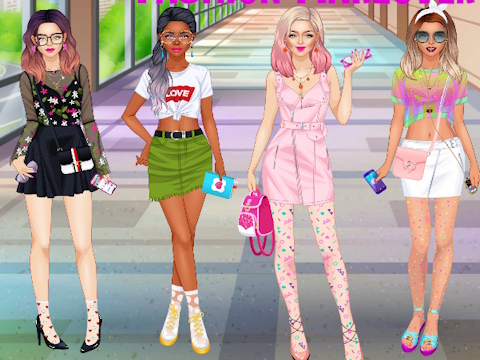 Spel College Girls Team Fashion Makeover aanlyn