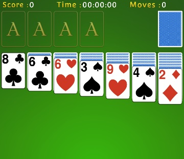 Spel Solitaire aanlyn