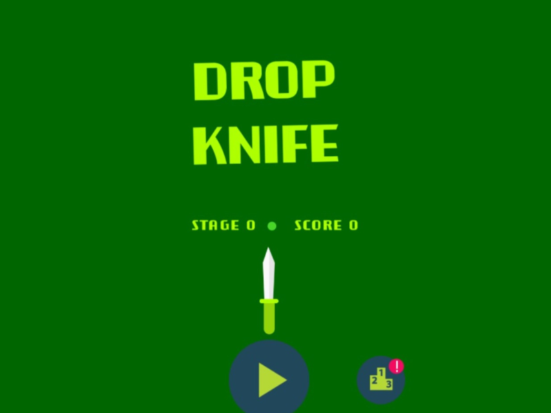 Spel Drop Mes  aanlyn