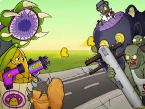 Spel Mutant Plante vs Zombie  aanlyn