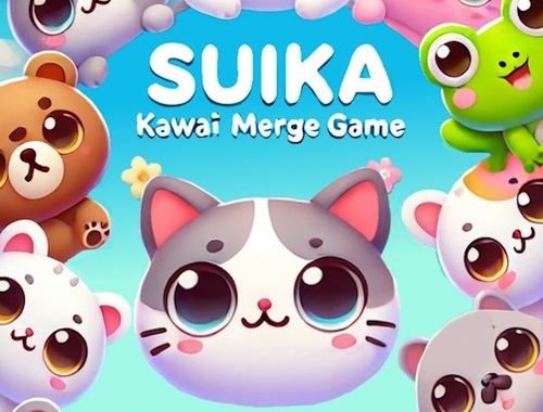 Spel Suika Kawaii Merge Game aanlyn