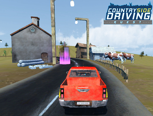 Spel Platteland Driving Quest  aanlyn