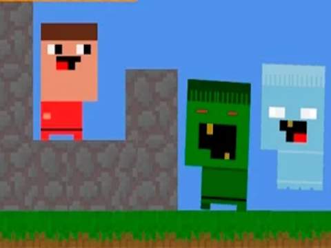 Spel Nubiks bou 'n verdediging teen zombies  aanlyn