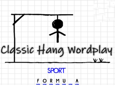 Spel Klassieke Hang Woordspel  aanlyn