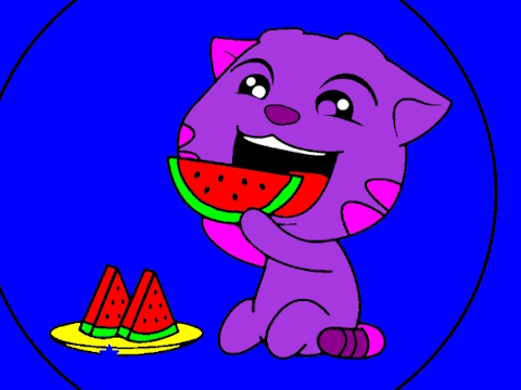 Spel Talking Tom Inkleurboeke  aanlyn