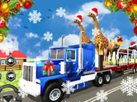 Spel Kersfees Animal Transporter Truck  aanlyn