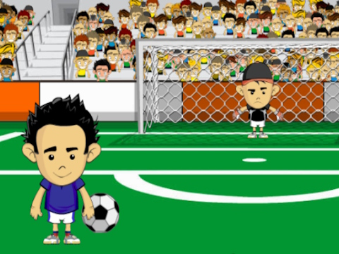 Spel Euro freekick waansin aanlyn