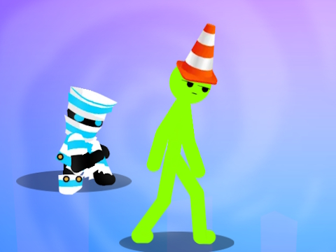 Spel Parkour Master: Stickman Race aanlyn