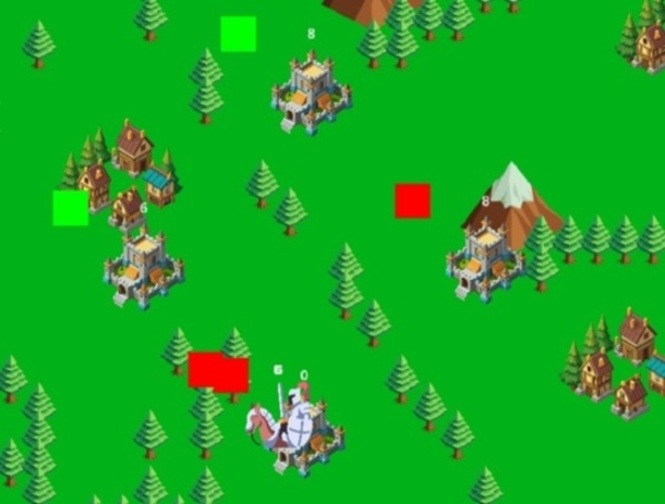 Spel Kasteel verowering  aanlyn