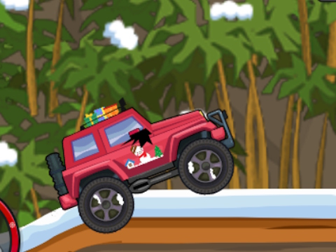 Spel Hill Climb Racing: Kersvragmotor Transform aanlyn