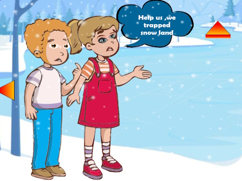 Spel Broers en susters het sneeuland ontsnap  aanlyn
