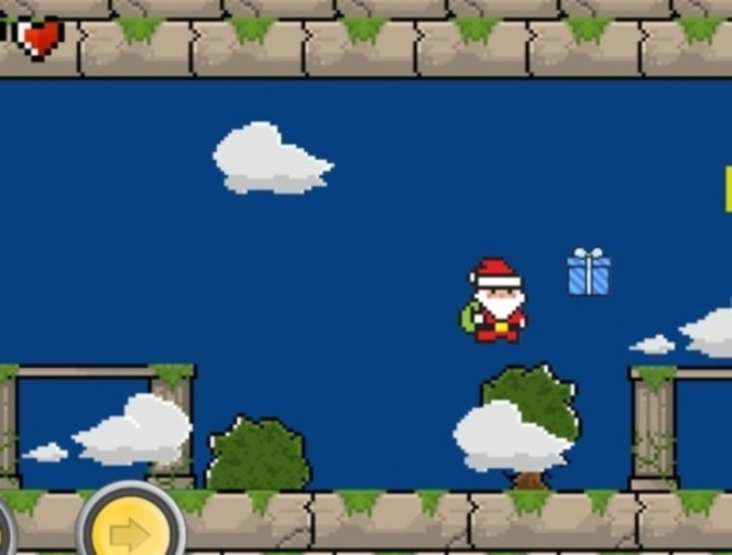 Spel Retro Kersvader  aanlyn