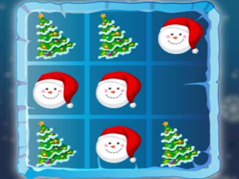 Spel Kersfees Tic Tac Toe  aanlyn