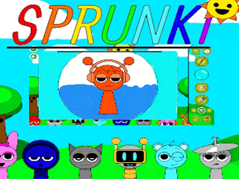 Spel Sprunki Inkleurboeke  aanlyn