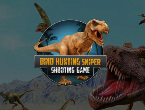 Spel Dino Jag Sniper Skiet Game  aanlyn
