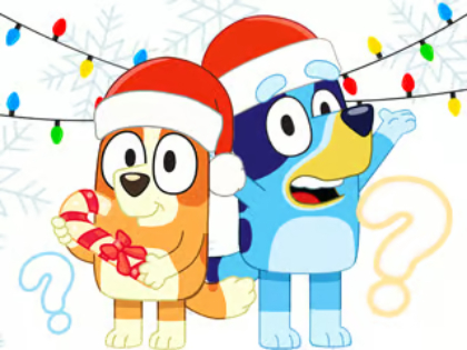 Spel Kindervasvra: Bluey Christmas Quiz aanlyn