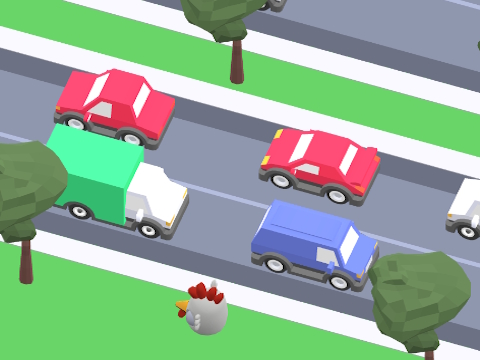 Spel Hoender crosser aanlyn