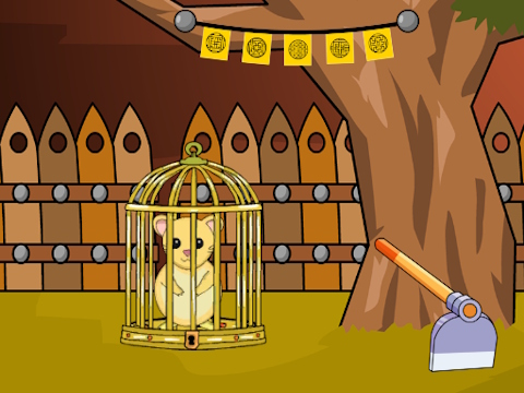 Spel Oulike hamster ontsnap uit hok  aanlyn