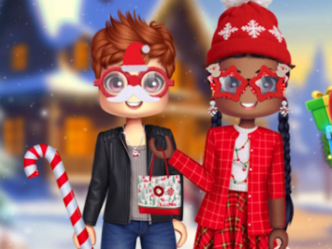 Spel Roblox Kersfees aantrek  aanlyn