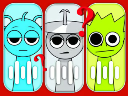 Spel Kids Quiz: Raai die Sprunki  aanlyn