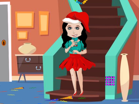 Spel Familielede het Partyhuis ontsnap  aanlyn