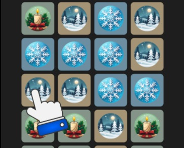 Spel WinterWonder Simbool Merge  aanlyn