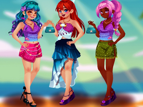Spel Girly Mermaid Core aanlyn