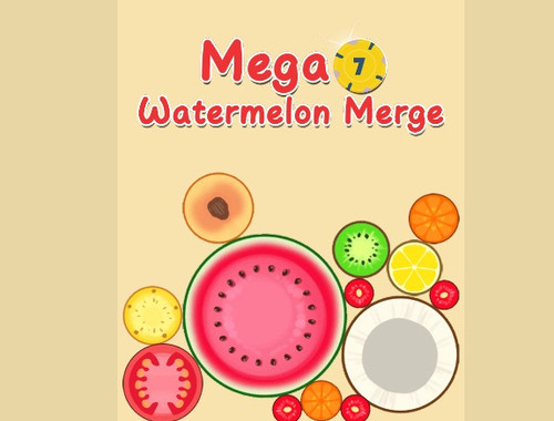 Spel Mega Waatlemoen Merge  aanlyn