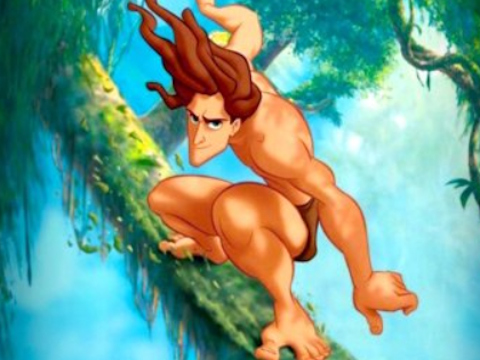 Spel Spring Tarzan  aanlyn
