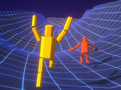 Spel Ragdoll Runner: Hardloop, maar moenie breek nie!  aanlyn