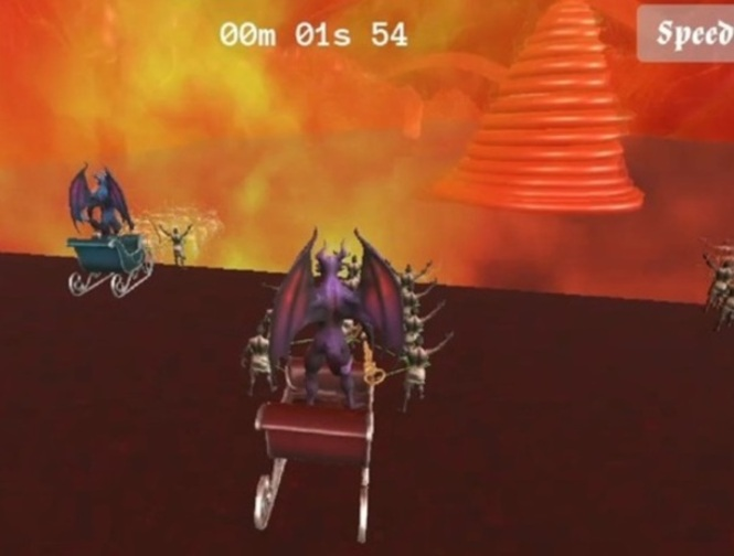 Spel Wedloop na die hel  aanlyn